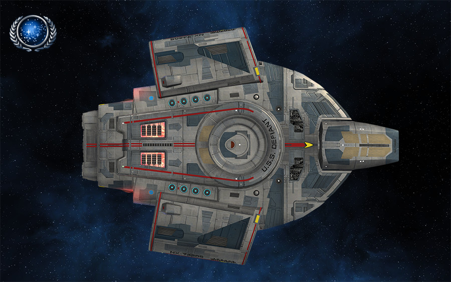 Starfleet ships — Defiant-class from Star Trek Online