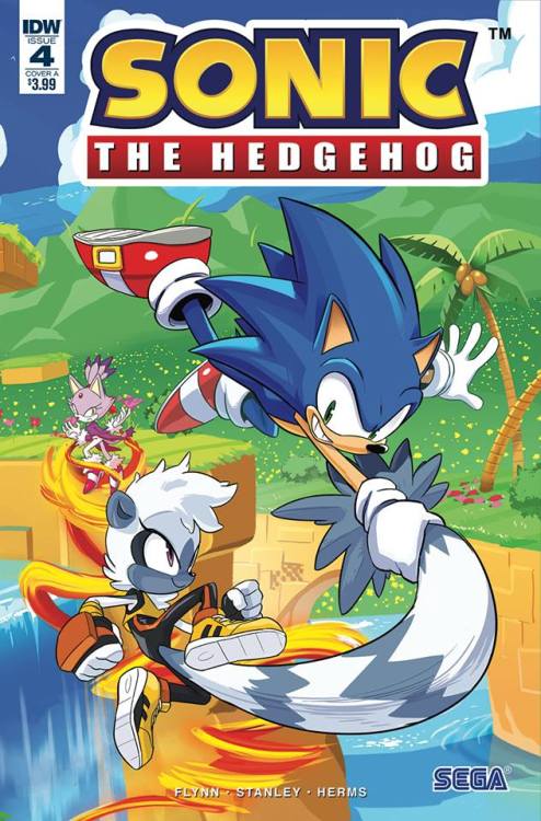 aawesomepenguin:Check out the main cover for SONIC THE HEDGEHOG...