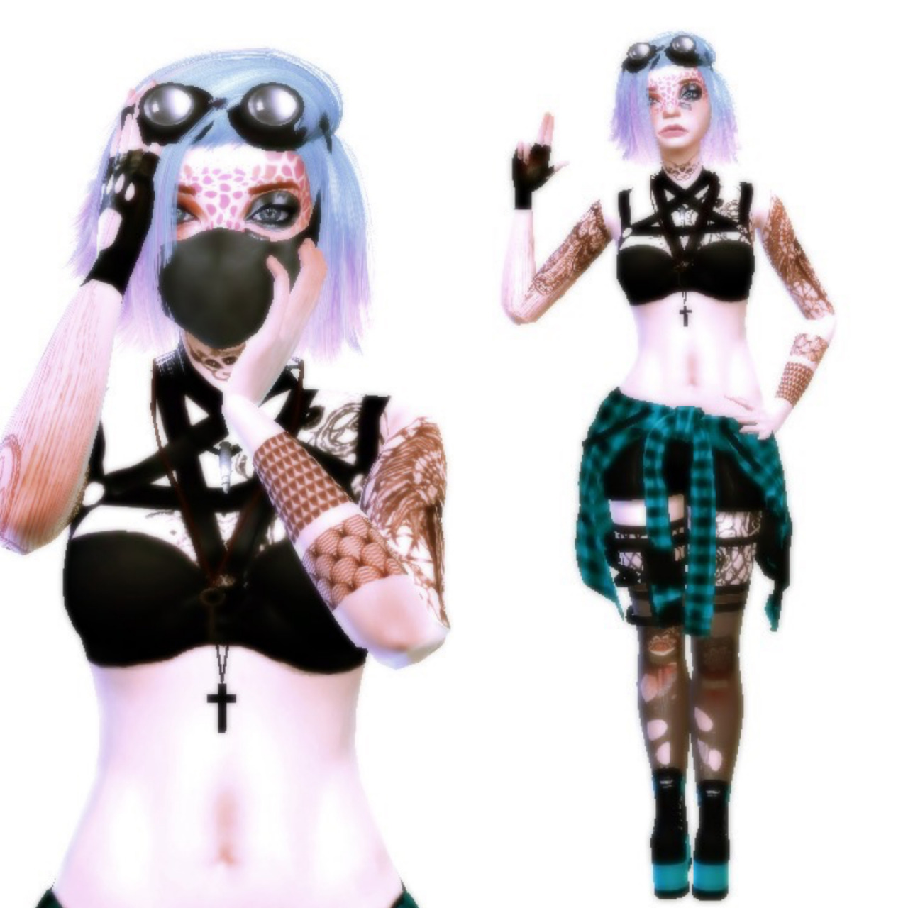 Sims 4 cyberpunk clothes фото 14