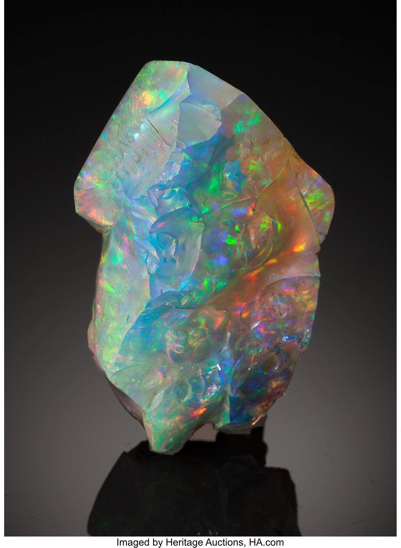 Precious Opal Size: 3.06 x 2.06 x 1.19 inches - A love for minerals