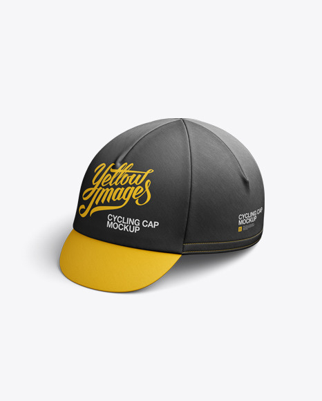 Download deSymbol — Cycling Cap Mockup - Halfside View Download...