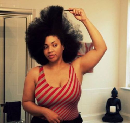 naturalhairqueens:
“ Pick that fro beautiful!
”