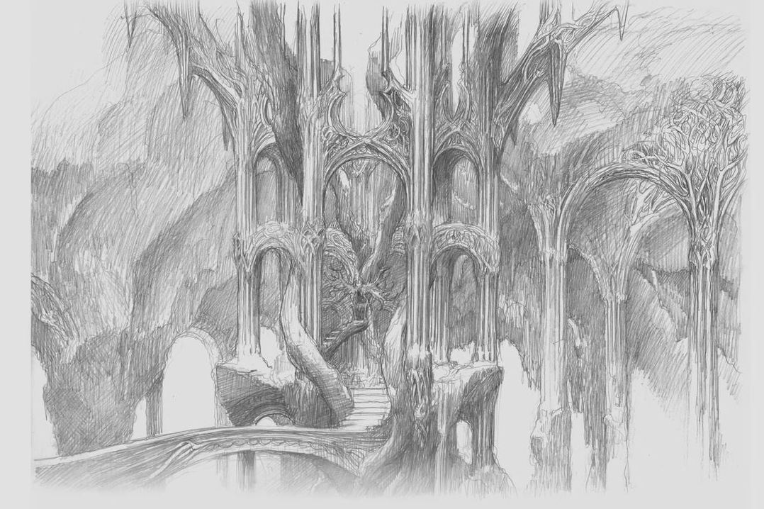 Mirkwood The Woodland Realm The Hobbit Concept Elven Forest 