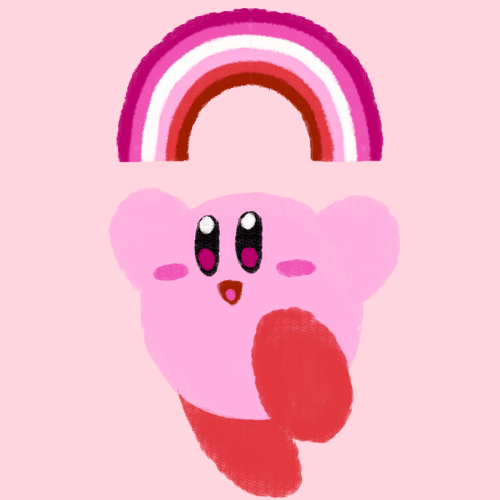 cloudcrest:kirby pride icons!!!!in order, they are: lesbian |...