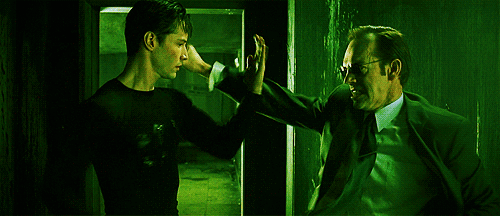 Resultado de imagen de matrix neo gif
