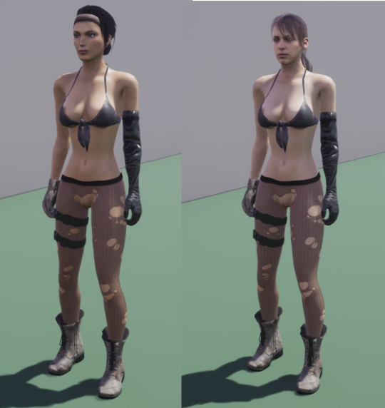 You can get the Quiet model and outfit if you pledge to my Patreon 