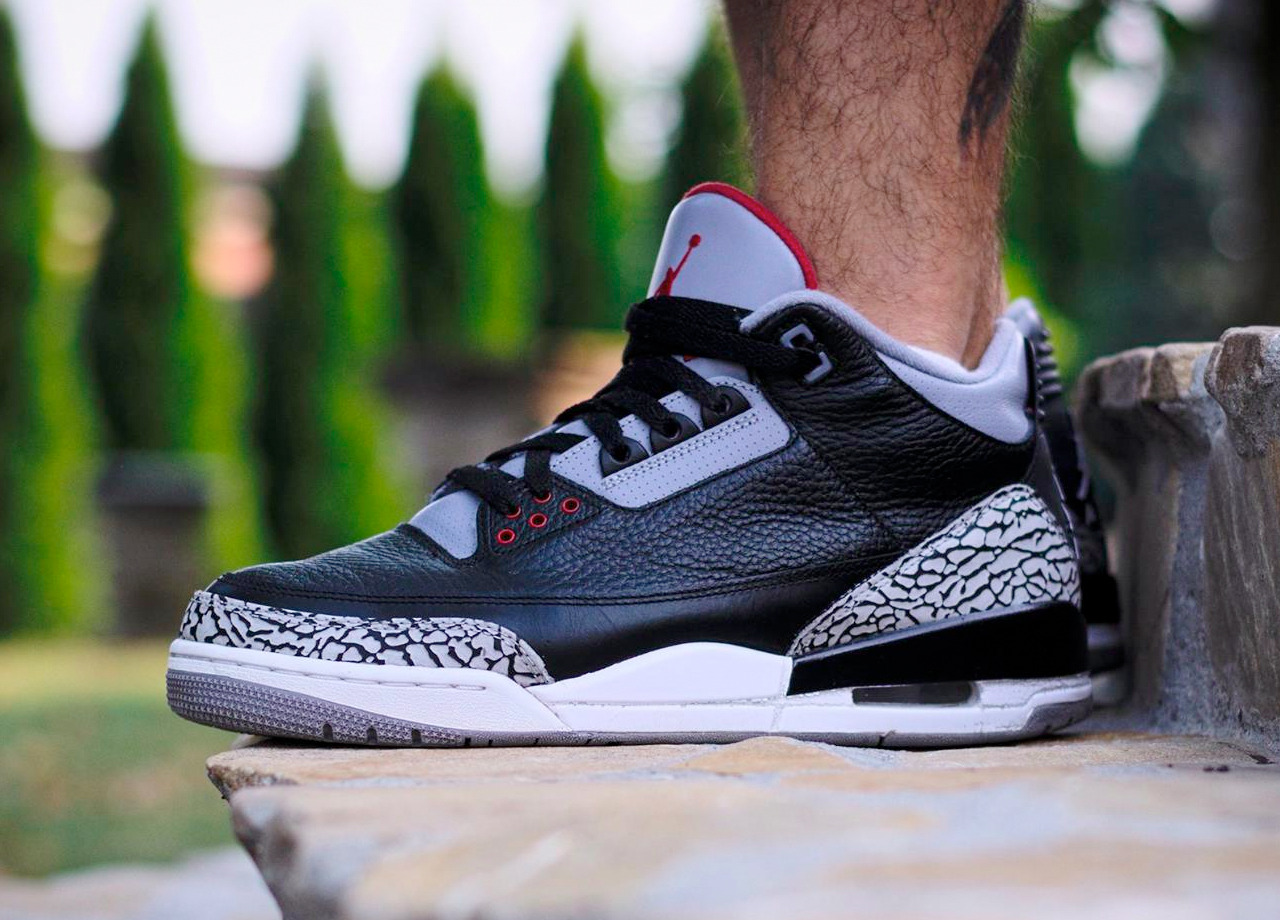 Nike Air Jordan III Retro ‘Black Cement’ (by... – Sweetsoles – Sneakers ...