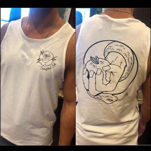 Custom Unisex Tempted Ink Tank-Tops now available online! Light...