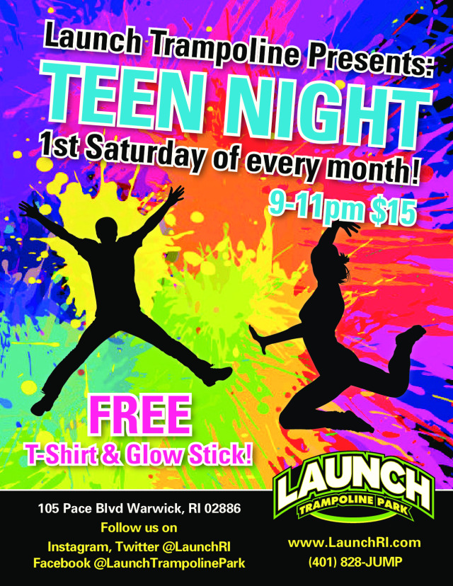 Launch Trampoline Park — Teen Night at Launch Trampoline ...