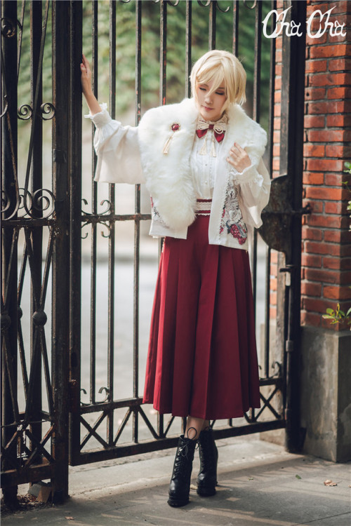 lolita-wardrobe:【NEW Designs (Skirt, Big Fur Collar, Furisode,...