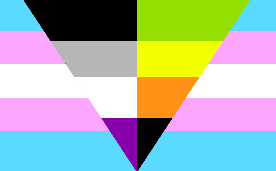 asexual trans gay flag