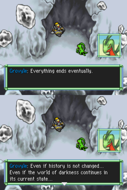 animewisdom:Grovyle states what’s important to him.