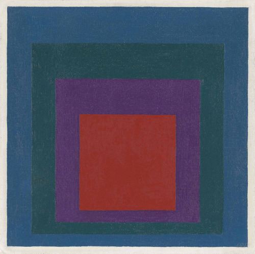 mauveflwrs:Josef Albers - Study for Homage to the Square:...