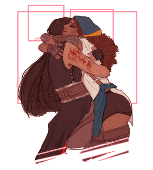 exoxsa:my hawke and isabela but,,,… softer(ref used)