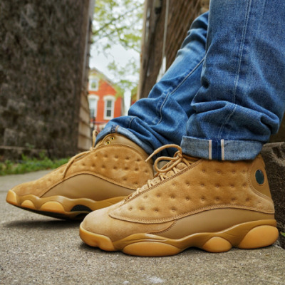 tan jordan 13s