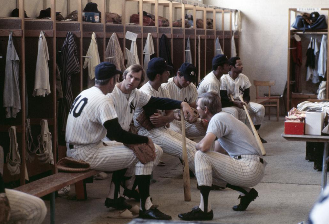 Vintage Sports Pictures Inside The New York Yankees Locker