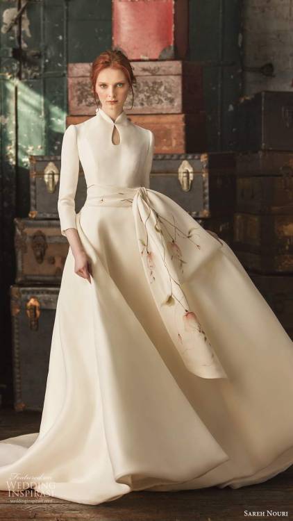 Sareh Nouri Fall 2020 Wedding Dresses | Wedding InspirasiSee...