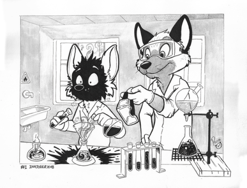 panda-paco:NSFW #Inktober 2018: Laboratory ProblemsWELCOME...