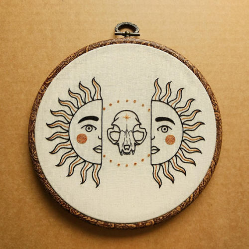 spookyfoxfashion:Celestial Embroidery PDF Patterns...