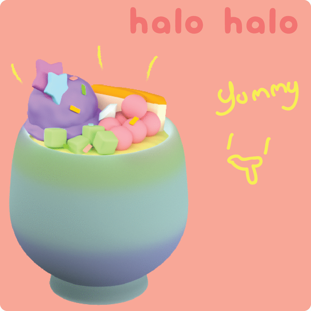 GIF halo-halo-yummy