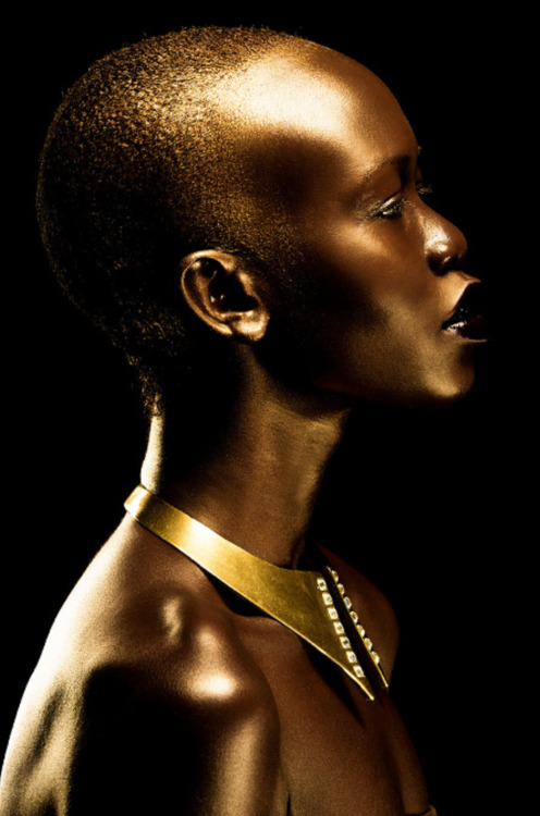 vmagazine:‘Golden Goddess’ - model: Mari Agory - photographer:...