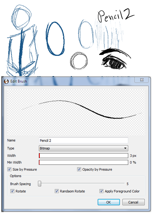 custom made scripts brushes for firealpaca