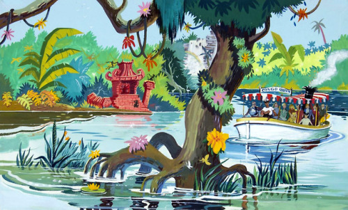 adventurelandia:Let’s Build Disneyland (1956) original artwork