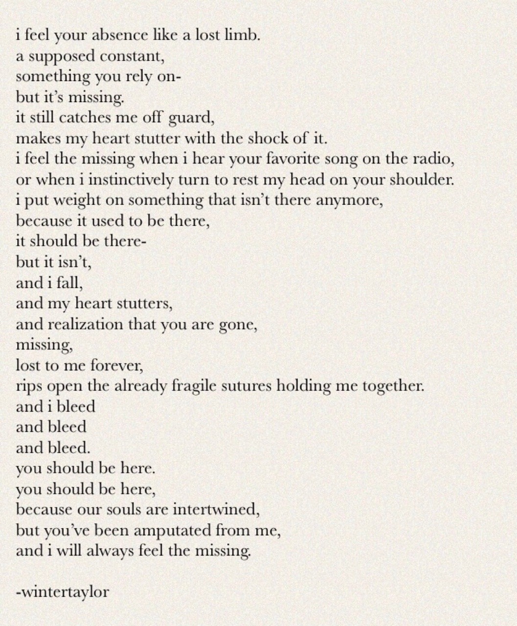 grief poetry on Tumblr