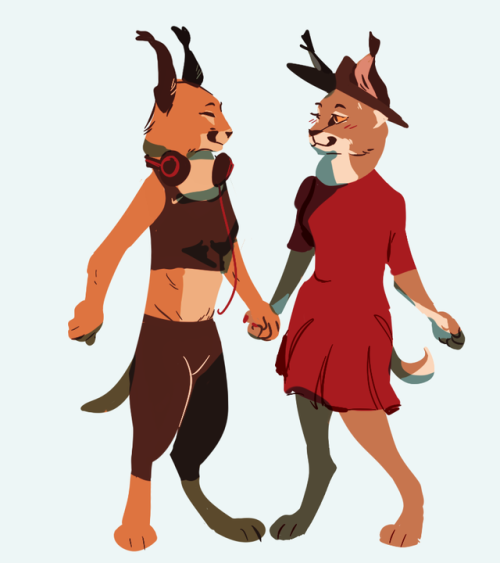 illustration caracal bark art valued