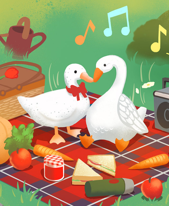 A picnic for two Painted this a couple of weeks back and completely forgot to post it!