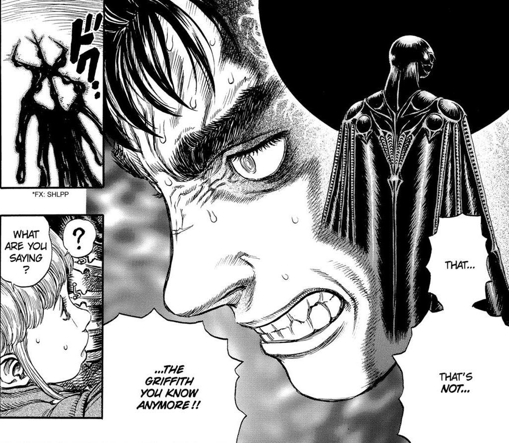 alguém sabe? #berserk #casca #griffith #guts