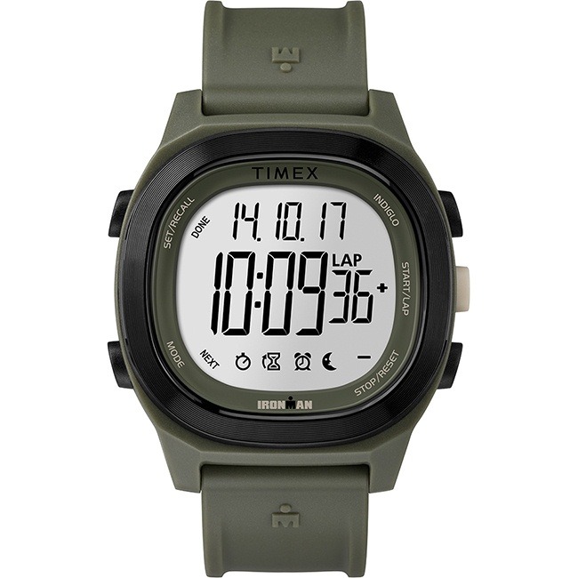 【TIMEX】 天美時 鐵人系列 多功能電子錶 (綠 TXTW5M19400)