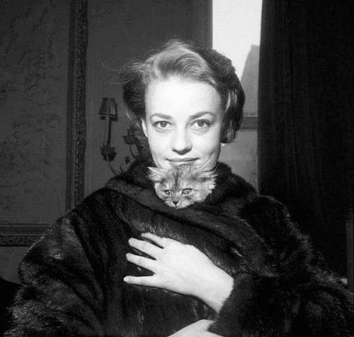 wehadfacesthen:Jeanne Moreau, 1958