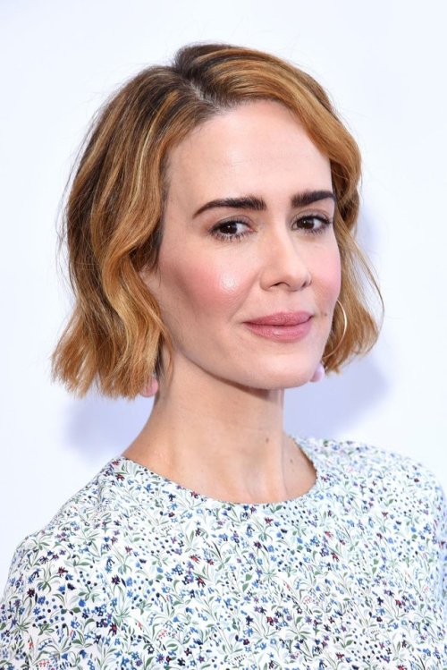 mycrazyworlduniverse:Sarah Paulson attends National Women’s...