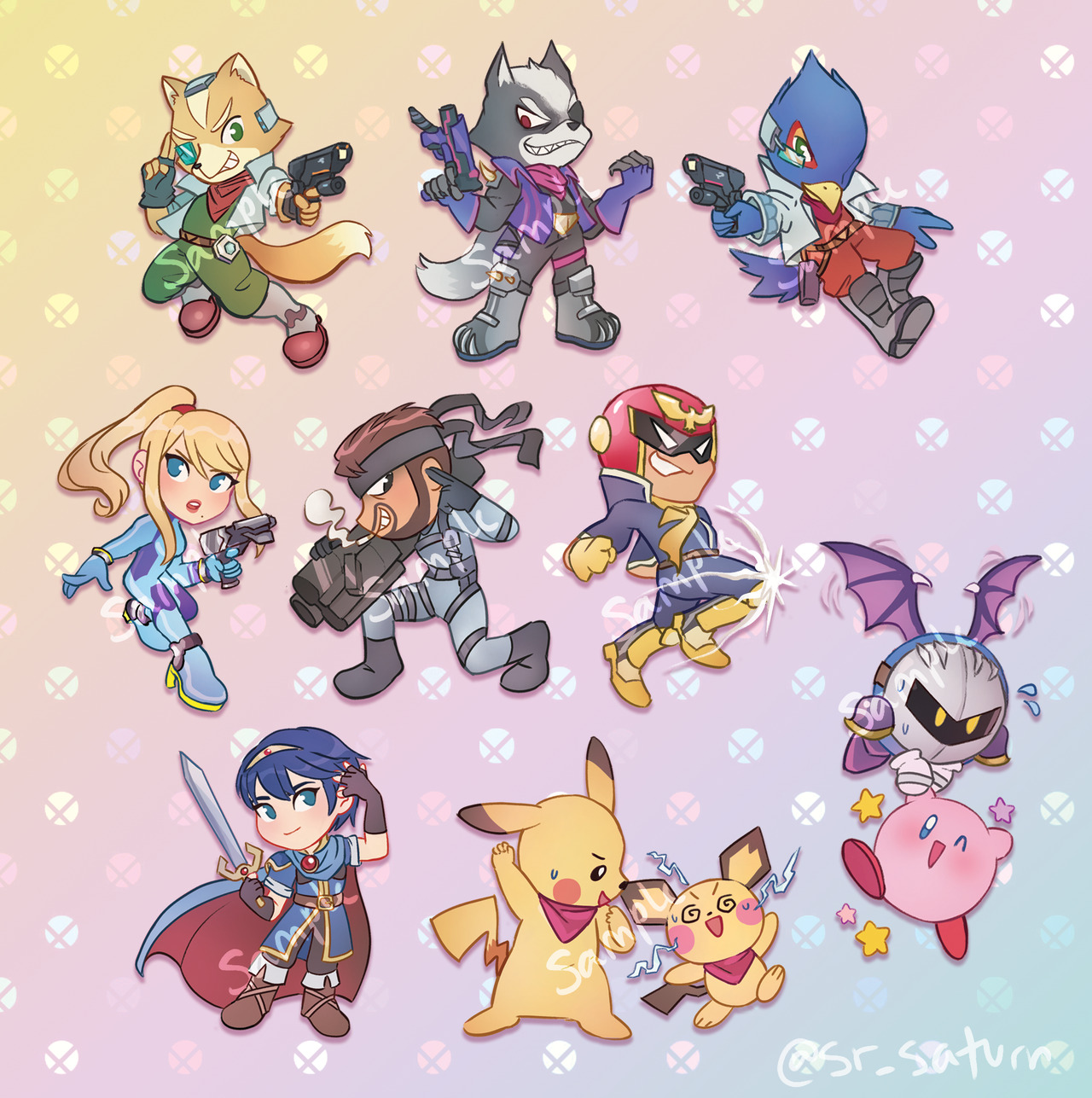 you can call me your hero, baby - some super smash bros charms i’ll ...