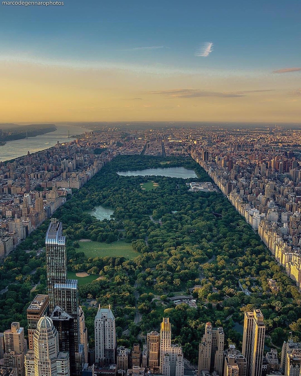 Central Park from above by Marco Degennaro Photos