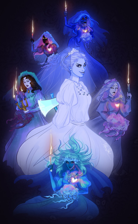 art-of-urbanstar:The Brides of Haunted Mansionplease do not...