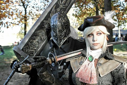 cosplayfanatics:Bloodborne: Lady Maria and the hunter by...