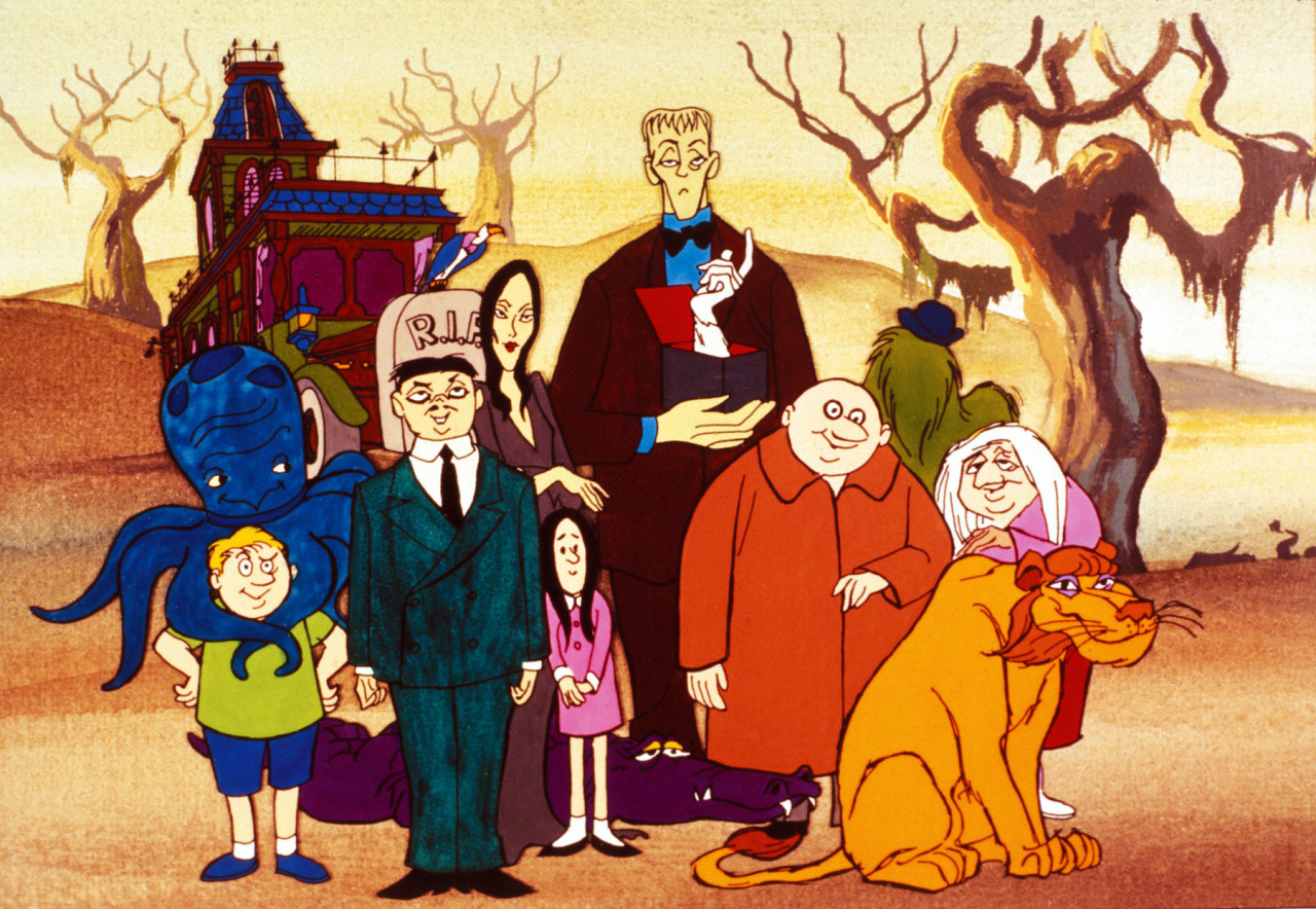 addams family cartoon | Tumblr