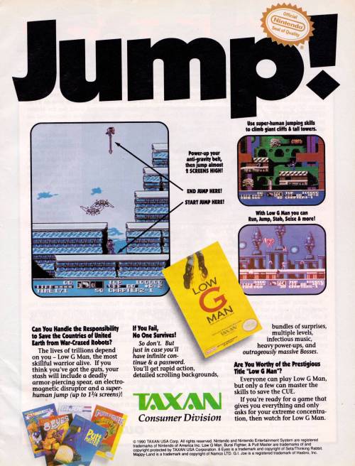 obscurevideogames:oldgamemags:JUMP! STAB! Just some of the...