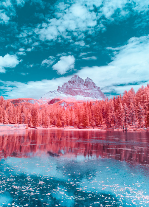 itscolossal:A New Infrared View of the Dolomites by Paolo...