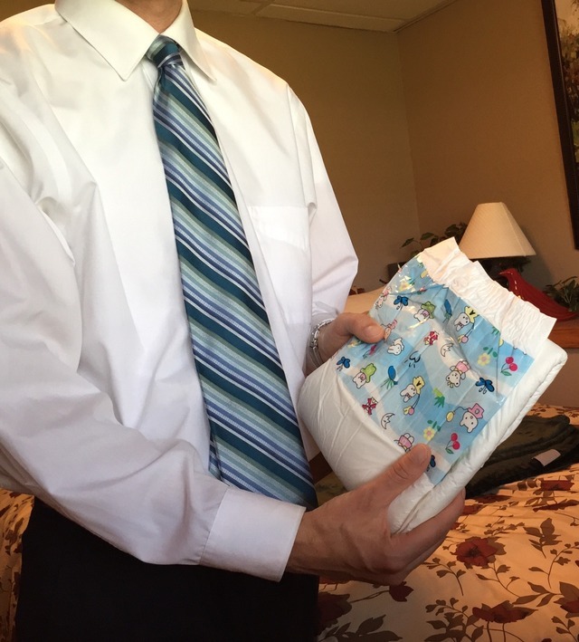 Chastity and diaper Chastity and diaper