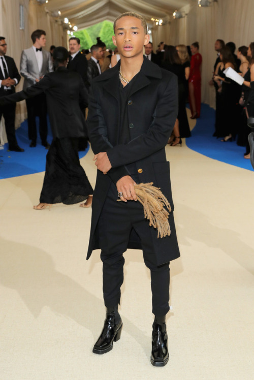 celebsofcolor:Jaden Smith attends the “Rei Kawakubo/Comme des...