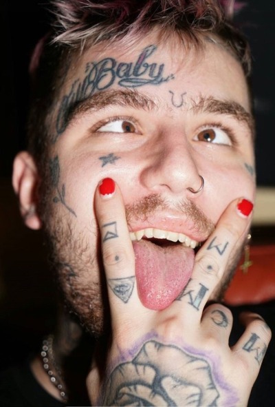 lil peep nails | Tumblr