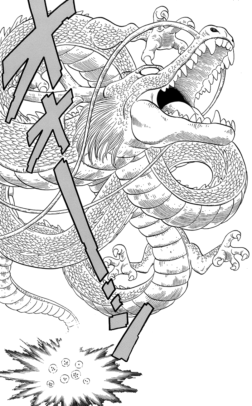 Китайский дракон Манга
