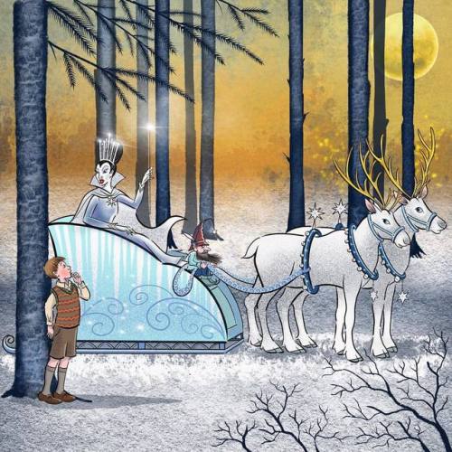 The White Witch S Sleigh By James Philip Artwork