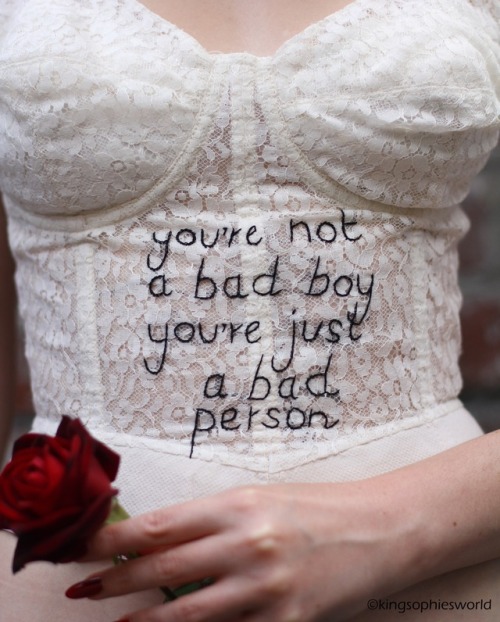 kingsophiesworld:“You’re not a bad boy, you’re just a bad...