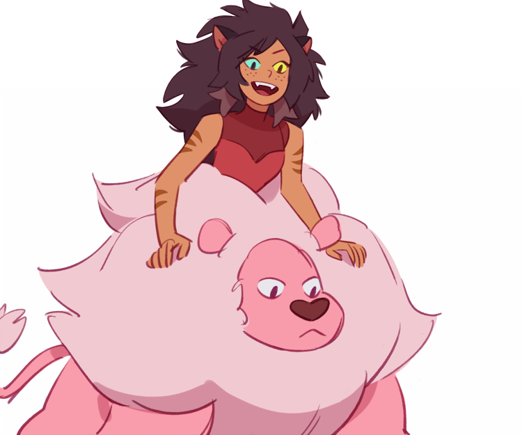 catra and lion