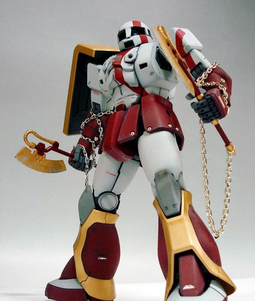 gunjap:When Gundam meets God Of War: Zaku Ver.Kratos. Work by...