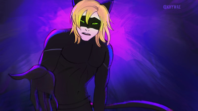 Chat Noir X Male Reader Happy Living